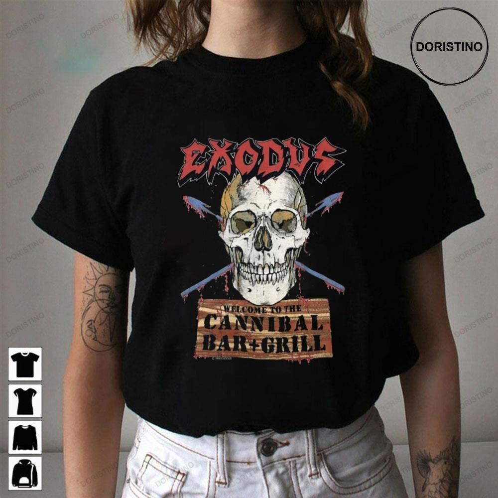 Welcome To The Cannibal Bar Grill Exodus Limited Edition T-shirts